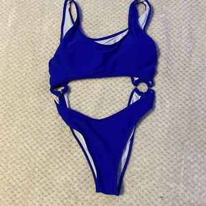 Blue bathing suit